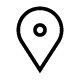 Das Symbol von einem Karten-Pin.